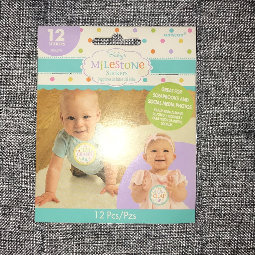 Baby Milestone Stickers 👶🏽